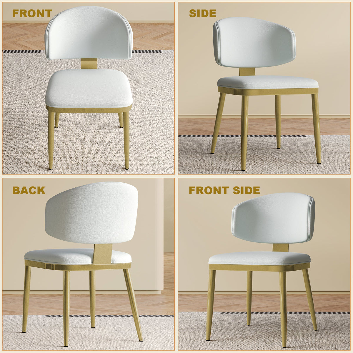 Dining Chairs Set of 2 in Modern Design