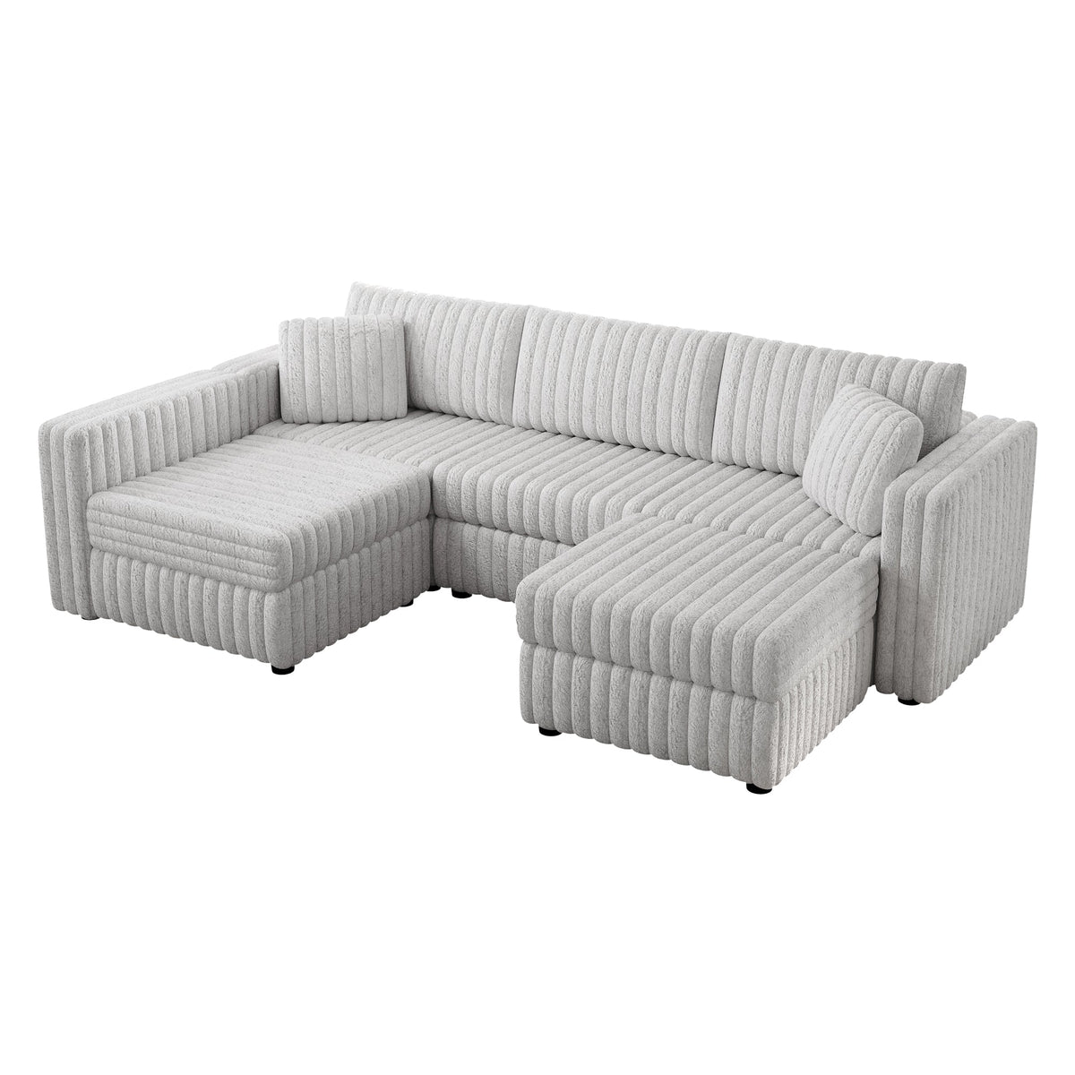 106.3" Soft U-Shaped 4-Person Sofa