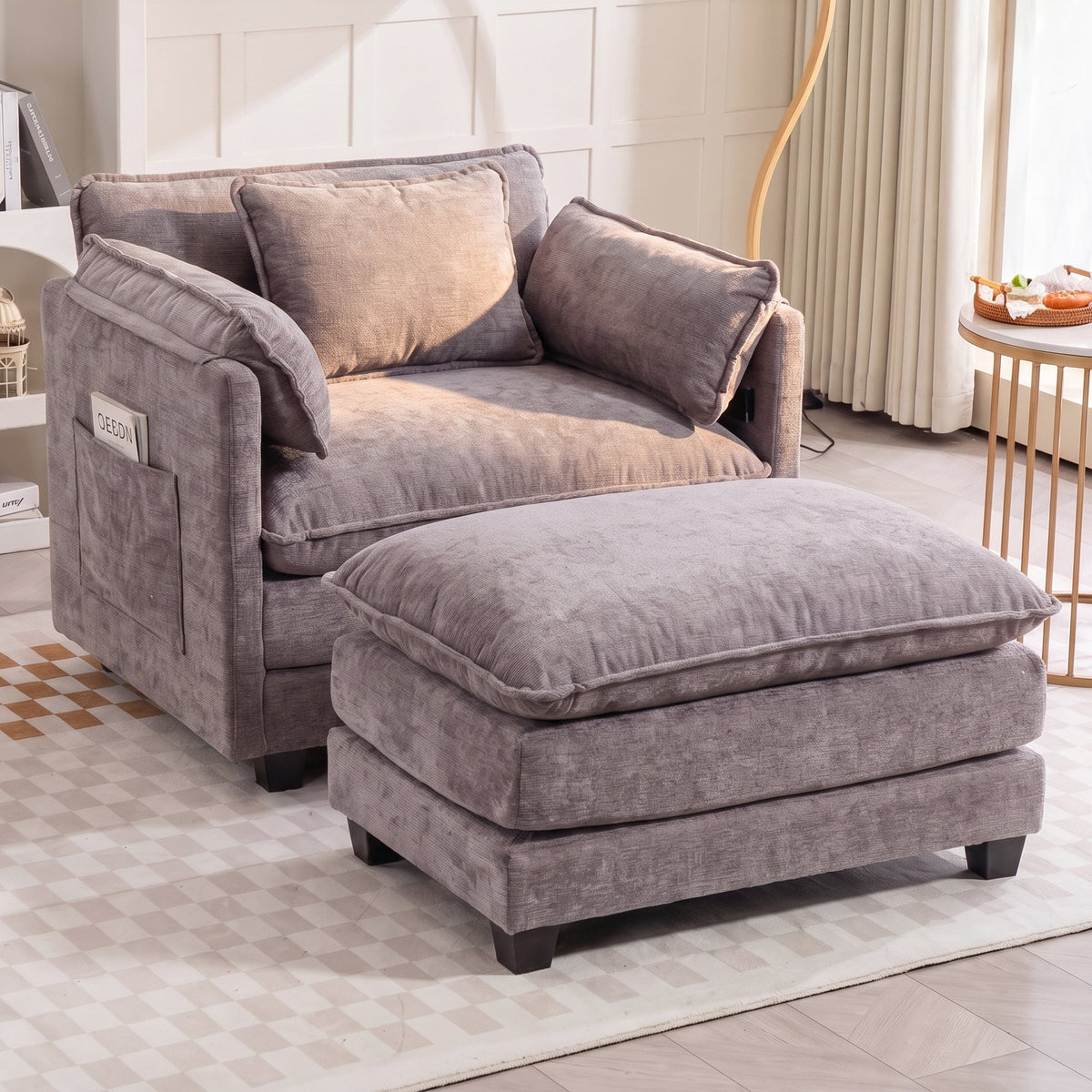 Level Up Oversized Sofa with Ottoman
