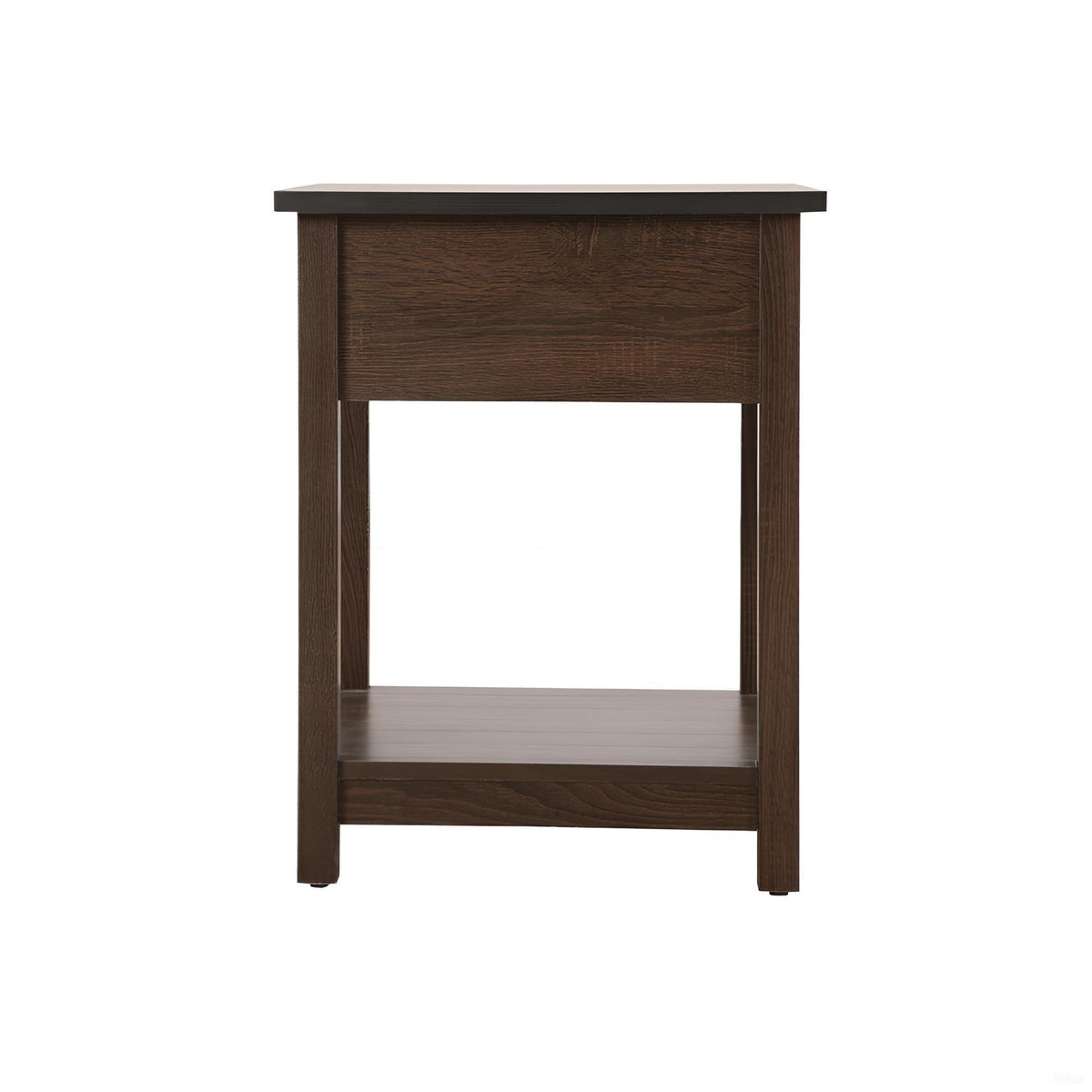 Sleek Contemporary Nightstand in Wenge