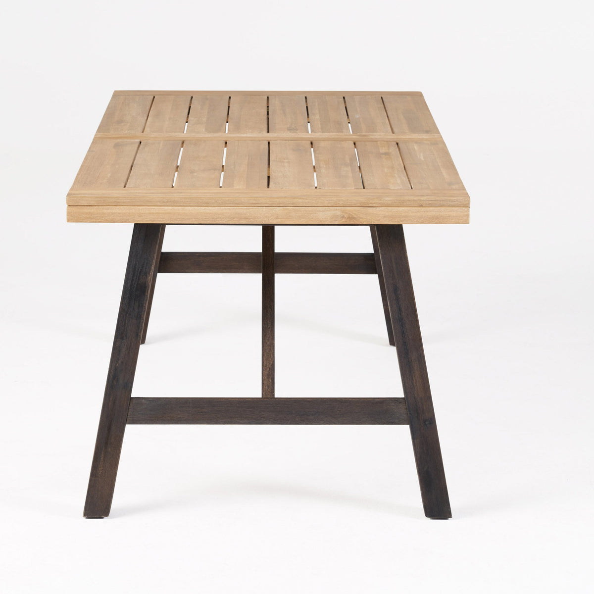 Outdoor Dining Set with 2 Benches and 1 Dining Table (3 pcs)