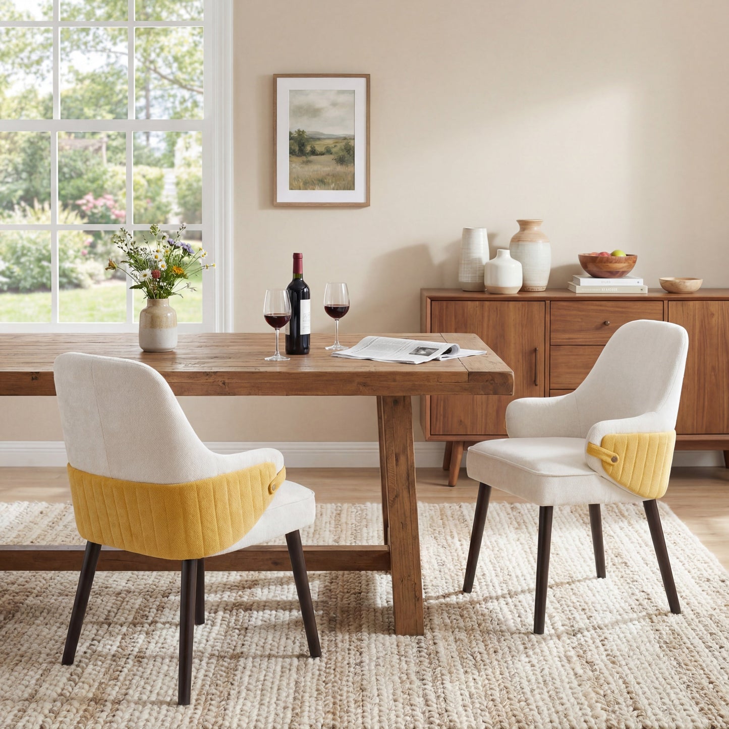 Indoor Dining Chair Set of 2