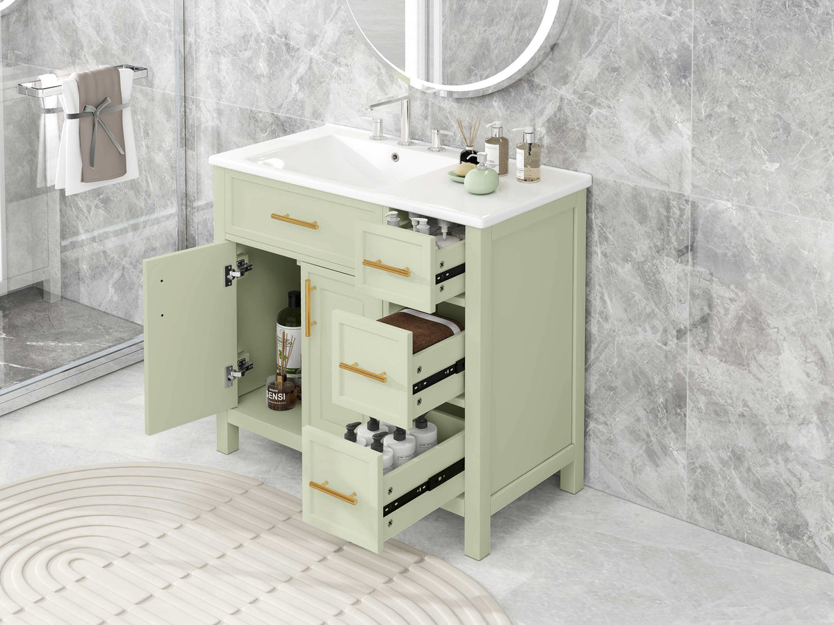 36" Bathroom Vanity with Sink Top