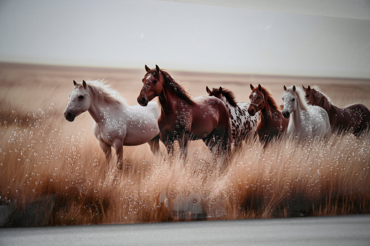 Cozy Country Rustic Horses Wall Art Decor
