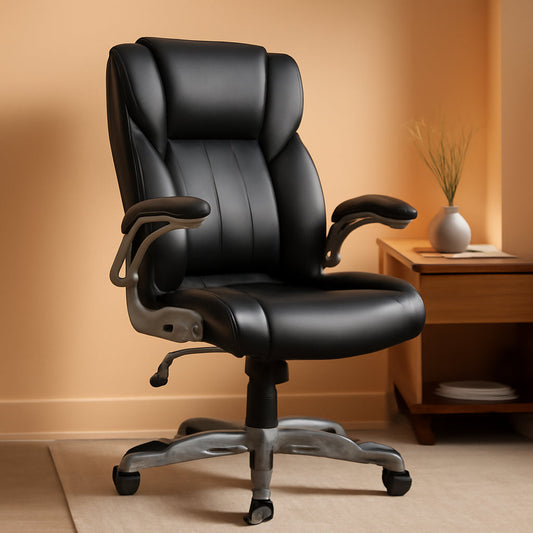 Ergonomic High Back Office Chair With Flip Up Arms