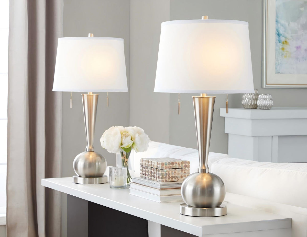 Jules 30.25" Contemporary Metal Table Lamp