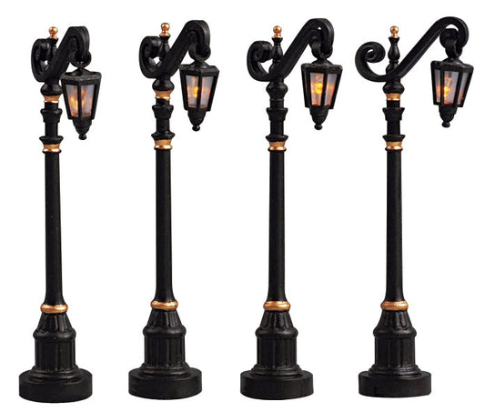 Colonial Street Lamp - Set Of 4
