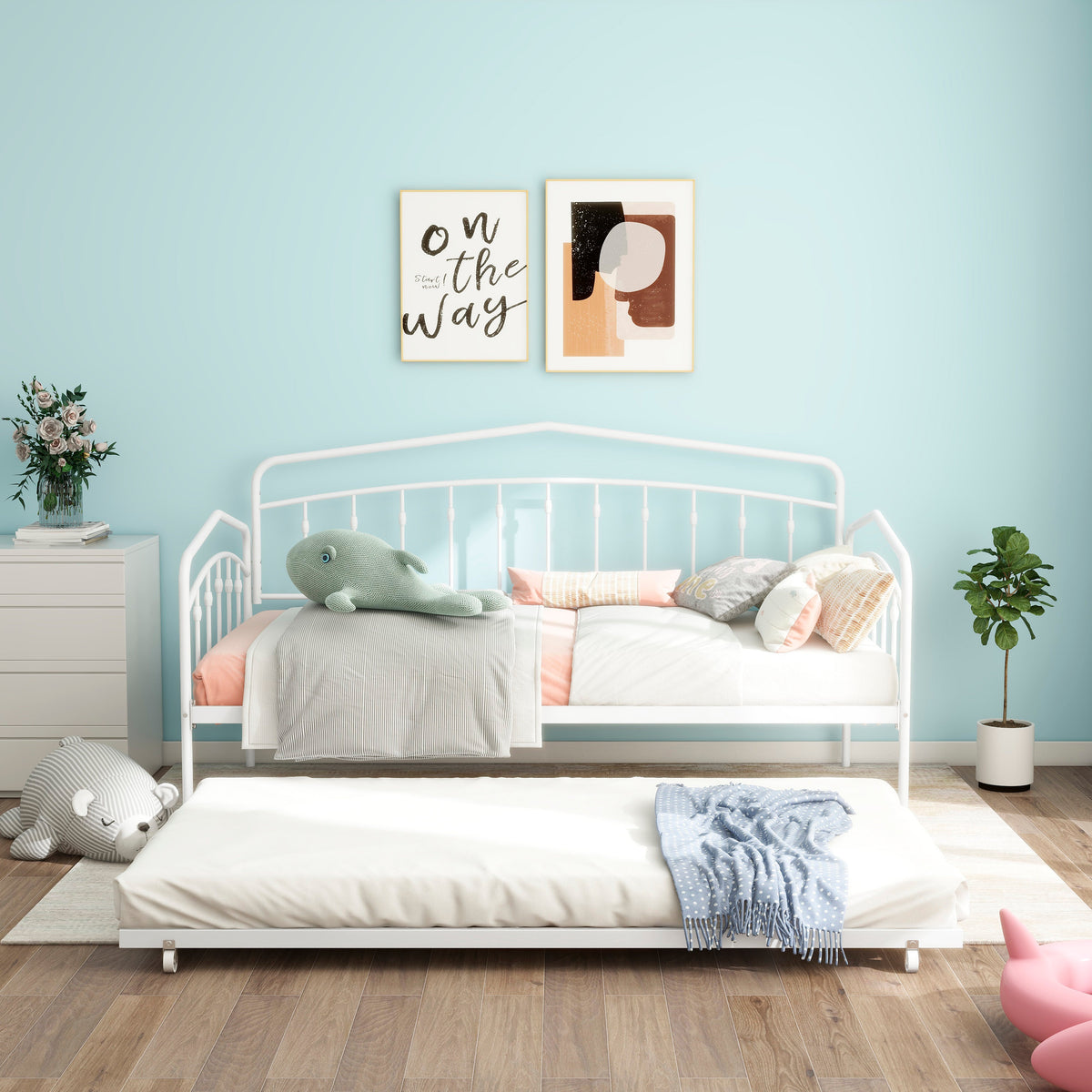 Fox Twin Daybed with Twin Trundle
