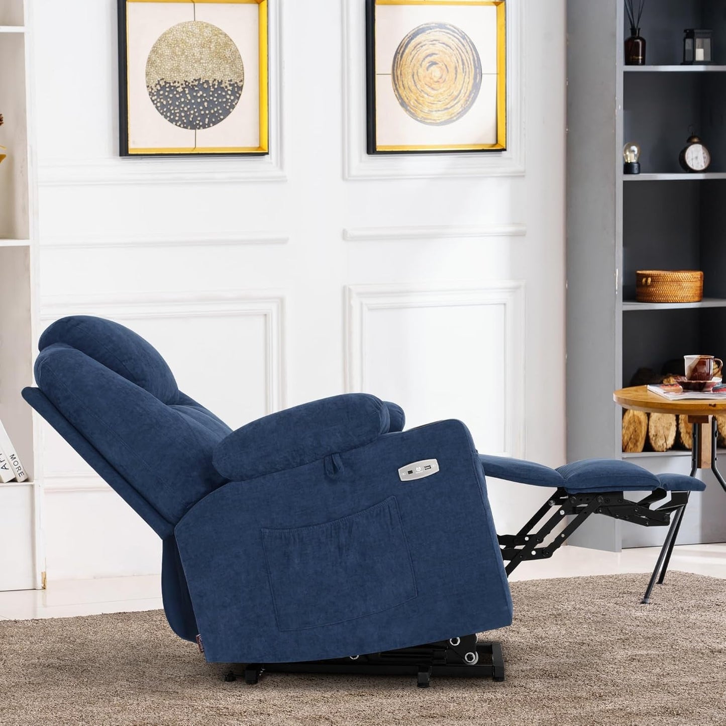 Large Power Lift Recliner Chair With Massage And Heat