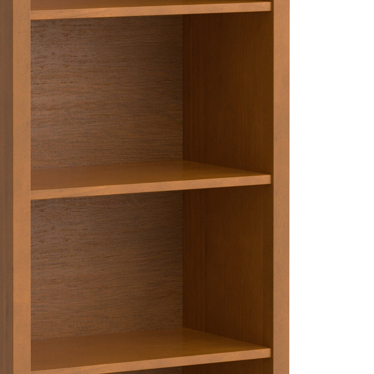 Warm Shaker 5 Shelf Bookcase