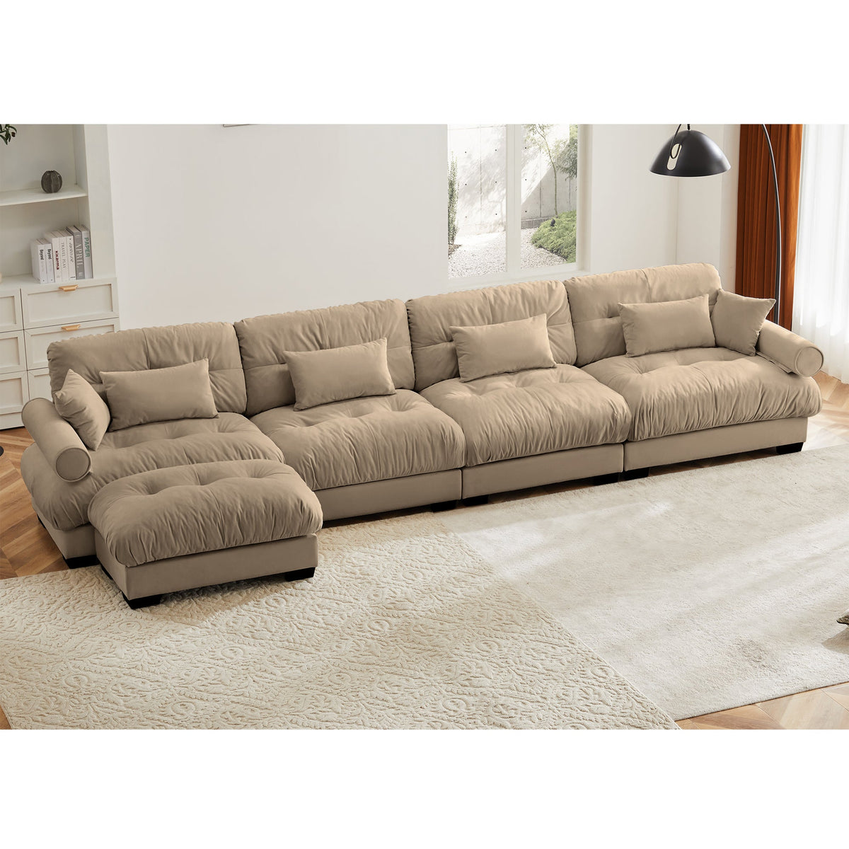L Shaped Sectional Cloud Sofa