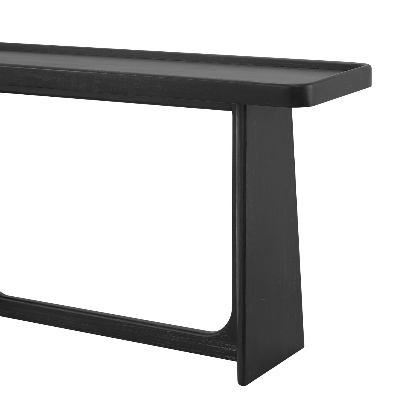 Farmhouse Console Table with Tray Top Design