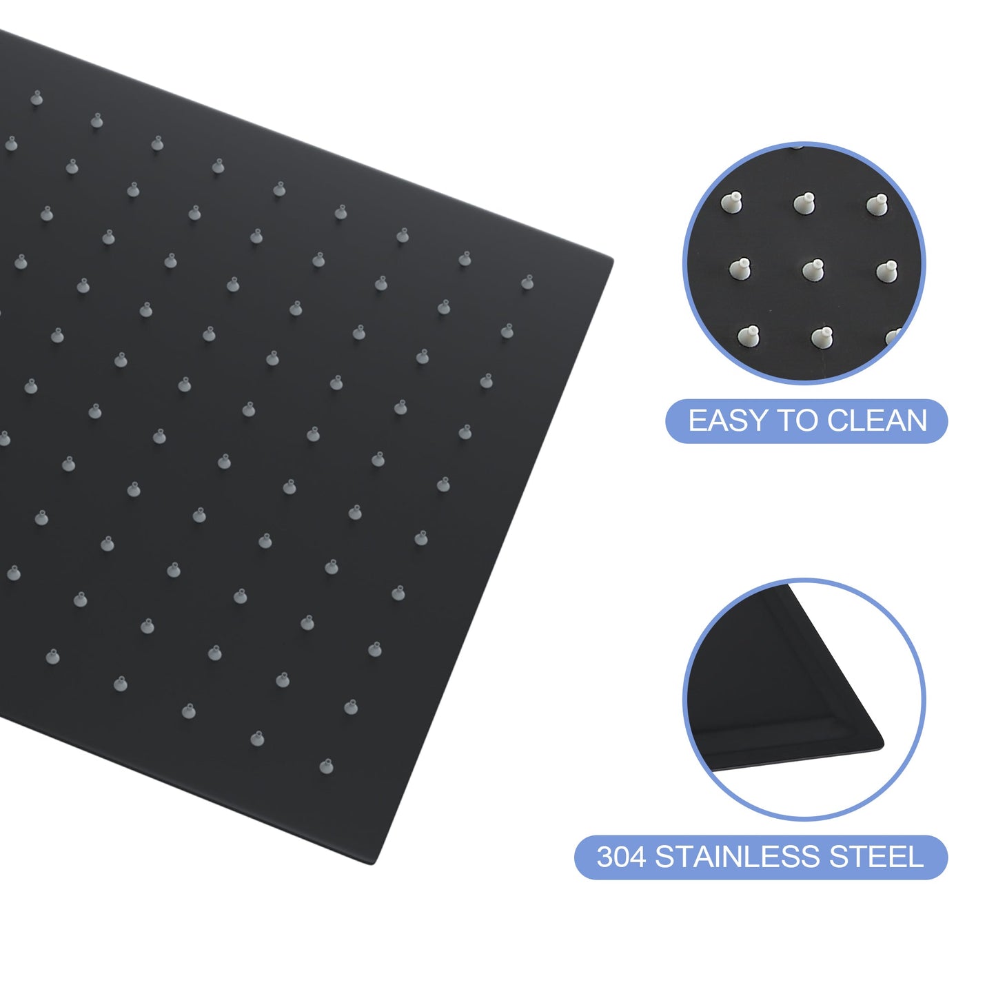 8-Inch Rainfall Shower Head