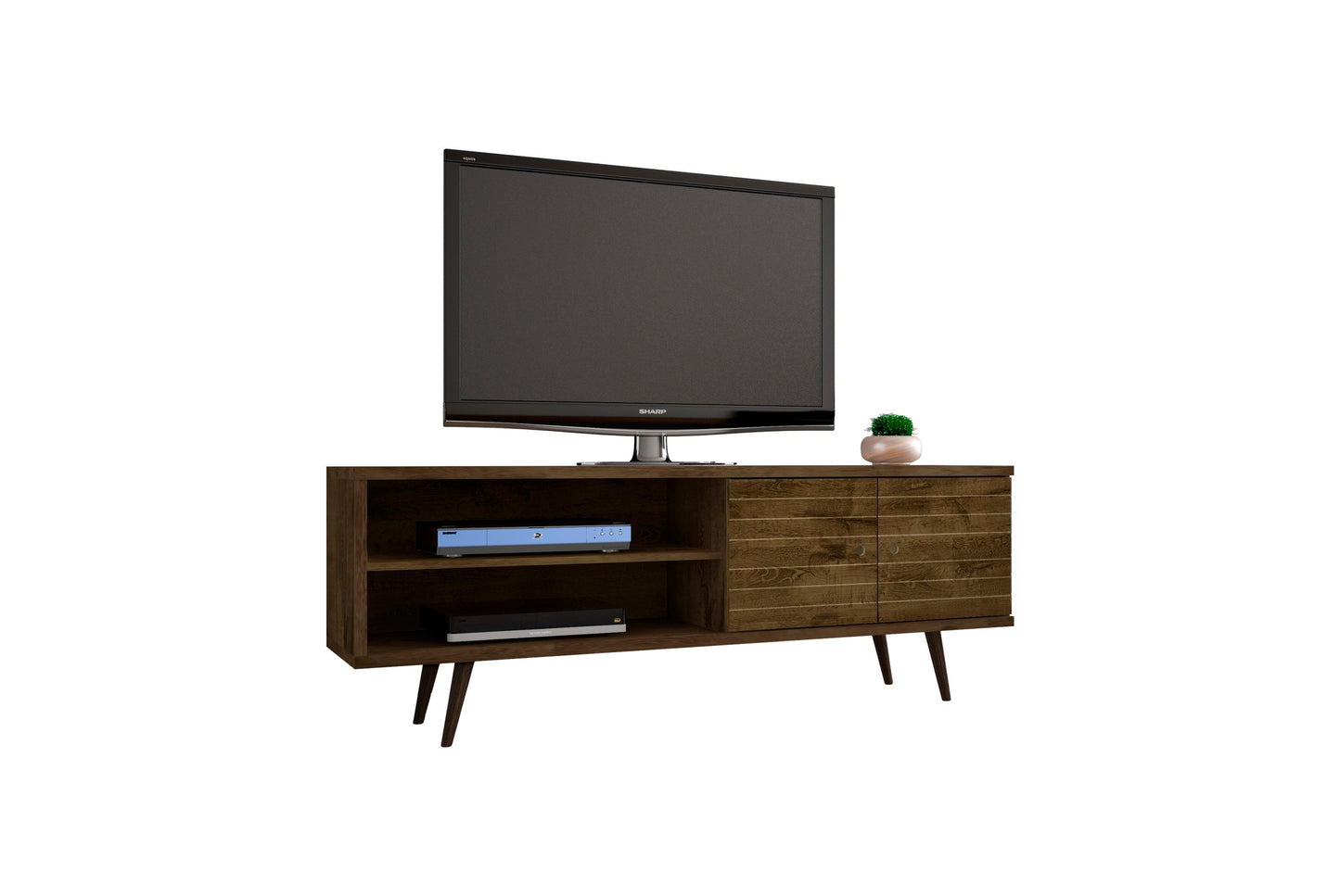 Liberty 63" TV Stand in Rustic