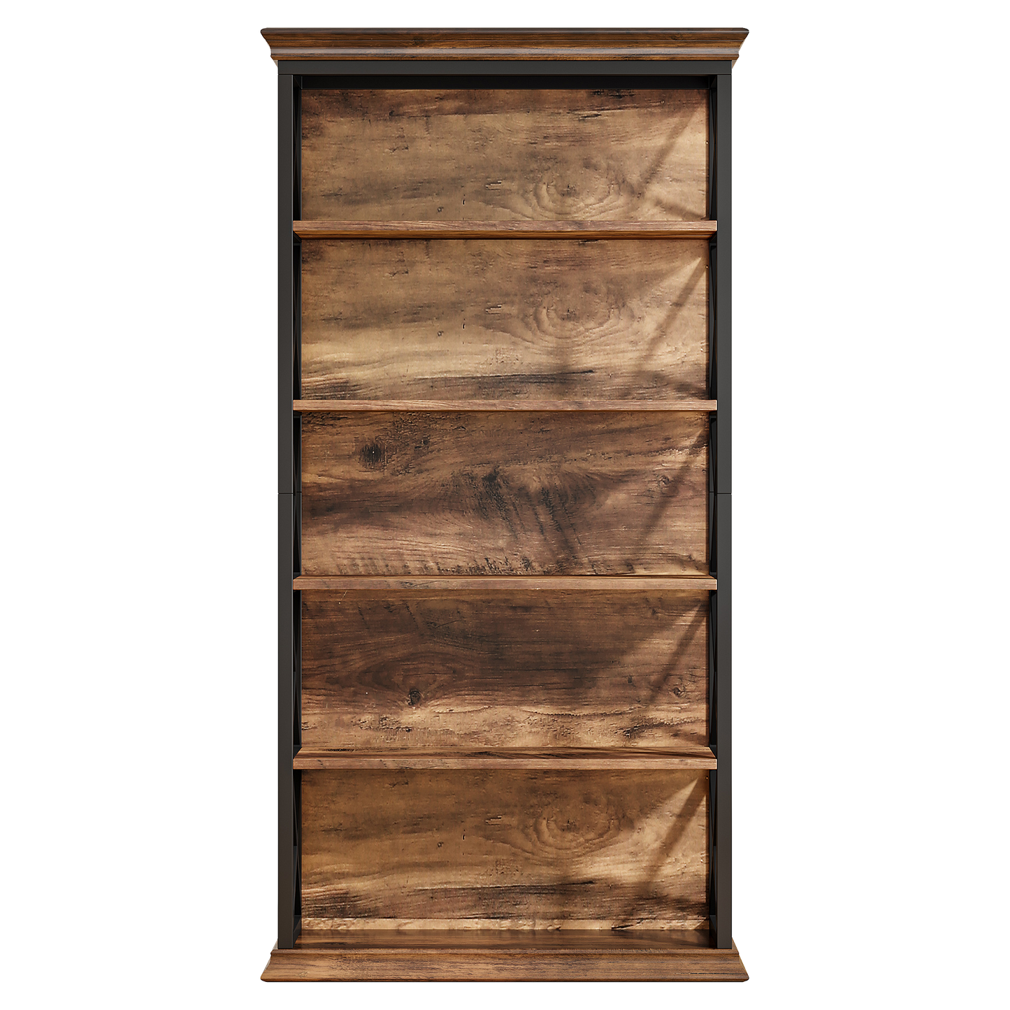 70.8" 6-Tier Industrial Bookcase