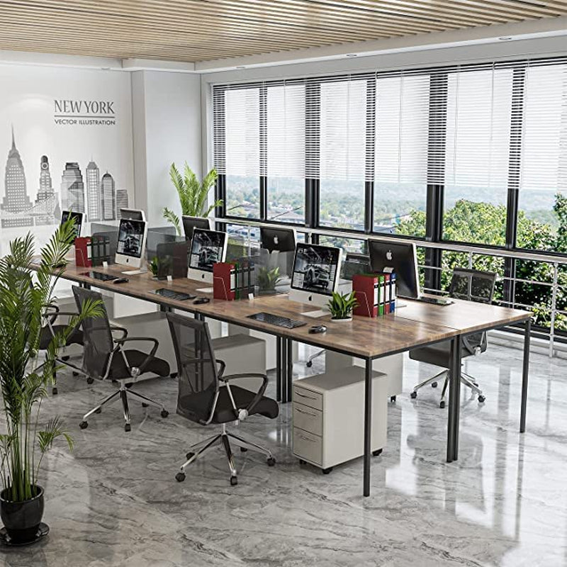 Rustic Vintage Brown Conference Table For 16 Seats