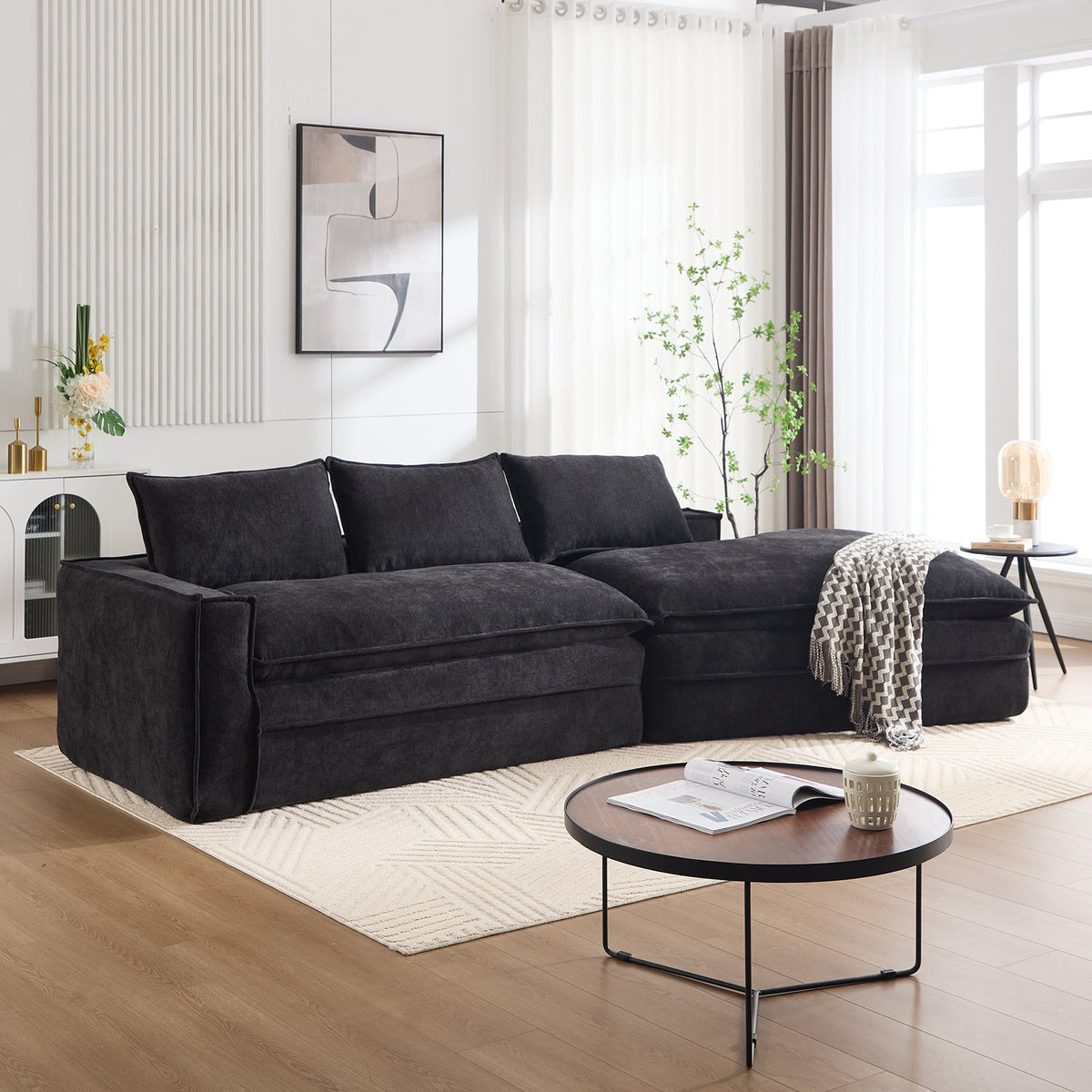 Modern Minimalist Modular Sectional Sofa