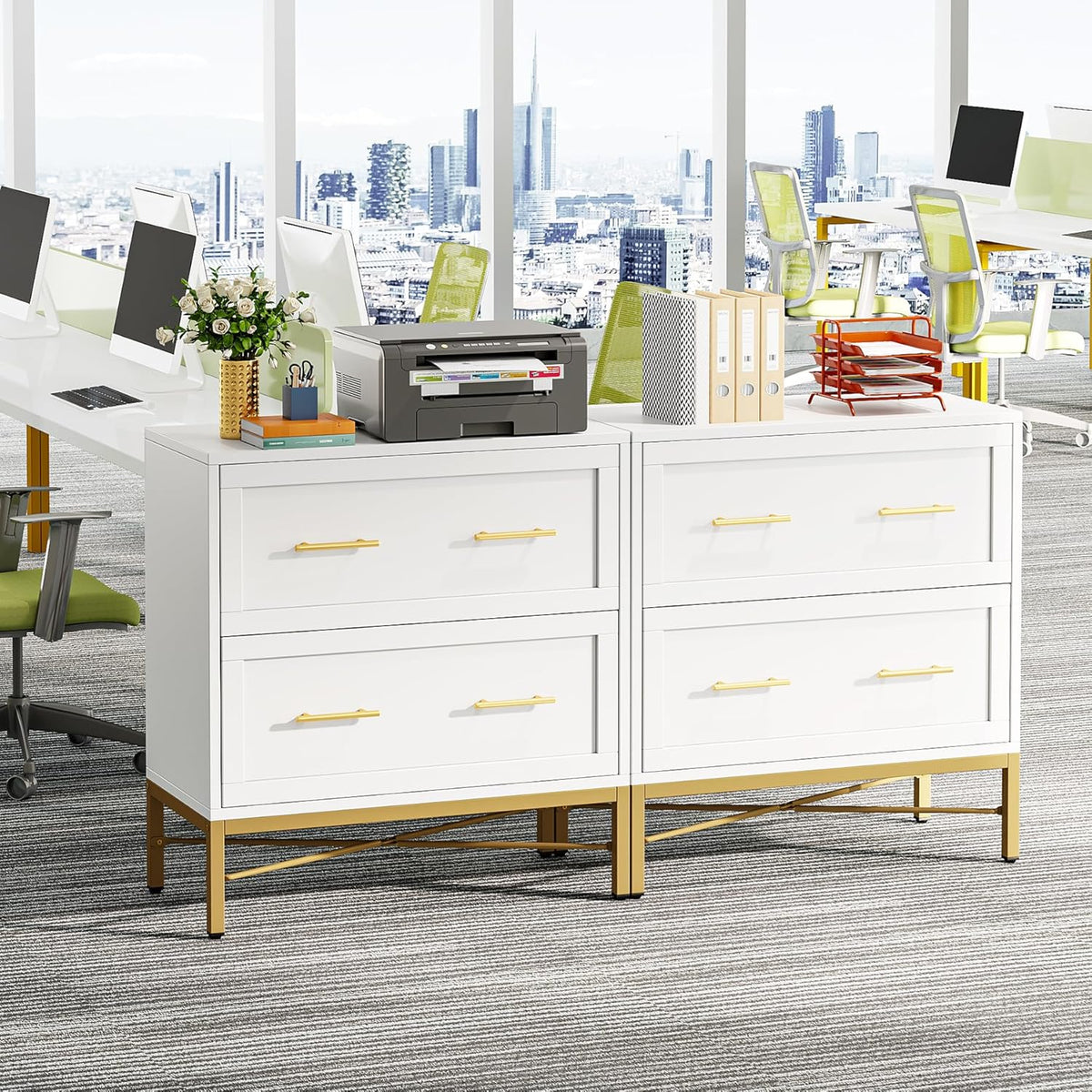31.49-Inches Modern Lateral File Cabinet