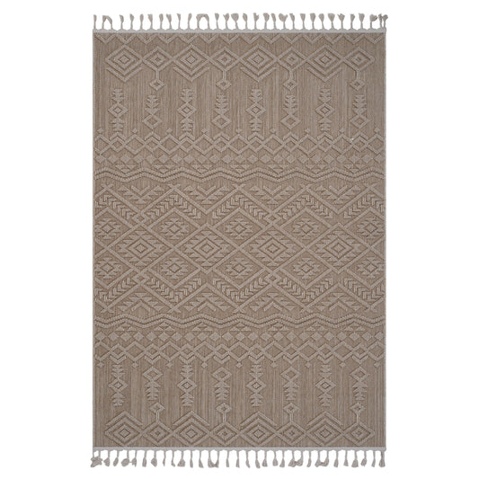 8X10 Natural /Traditional Indoor/Outdoor Area Rug