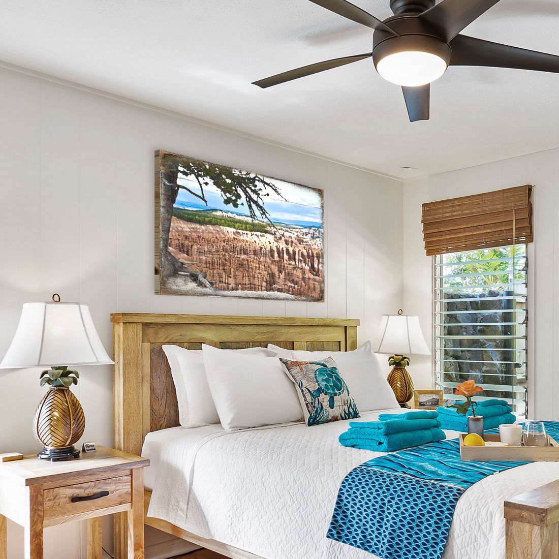 Canyon Tree View Art Wooden Wall Art by Nature Wonders - Nature Wildlife Decor  - 95281B