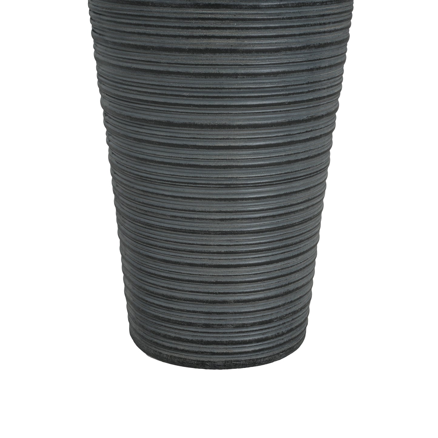 31.5' Tall Striped Concrete Column Fountain with LED Light
