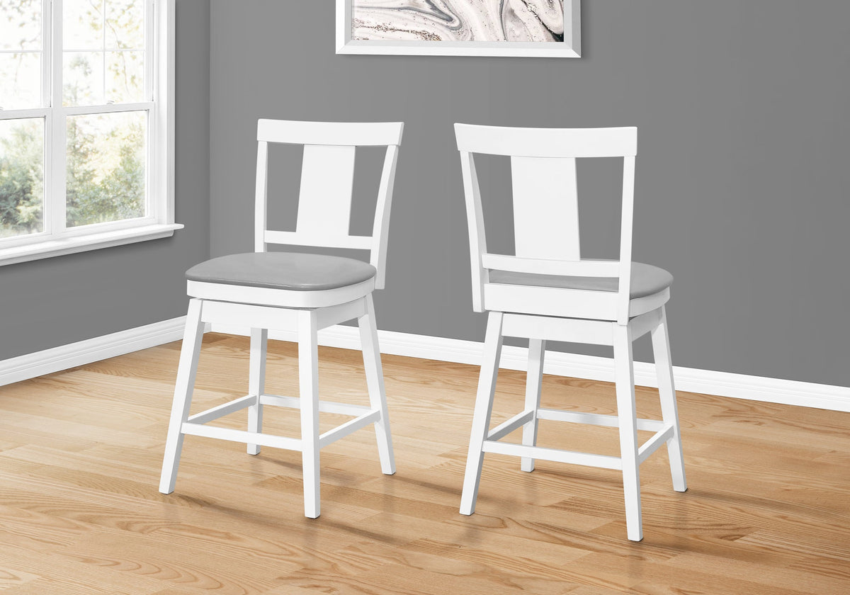 Bar Stool Set Of 2 Swivel Counter Height Kitchen