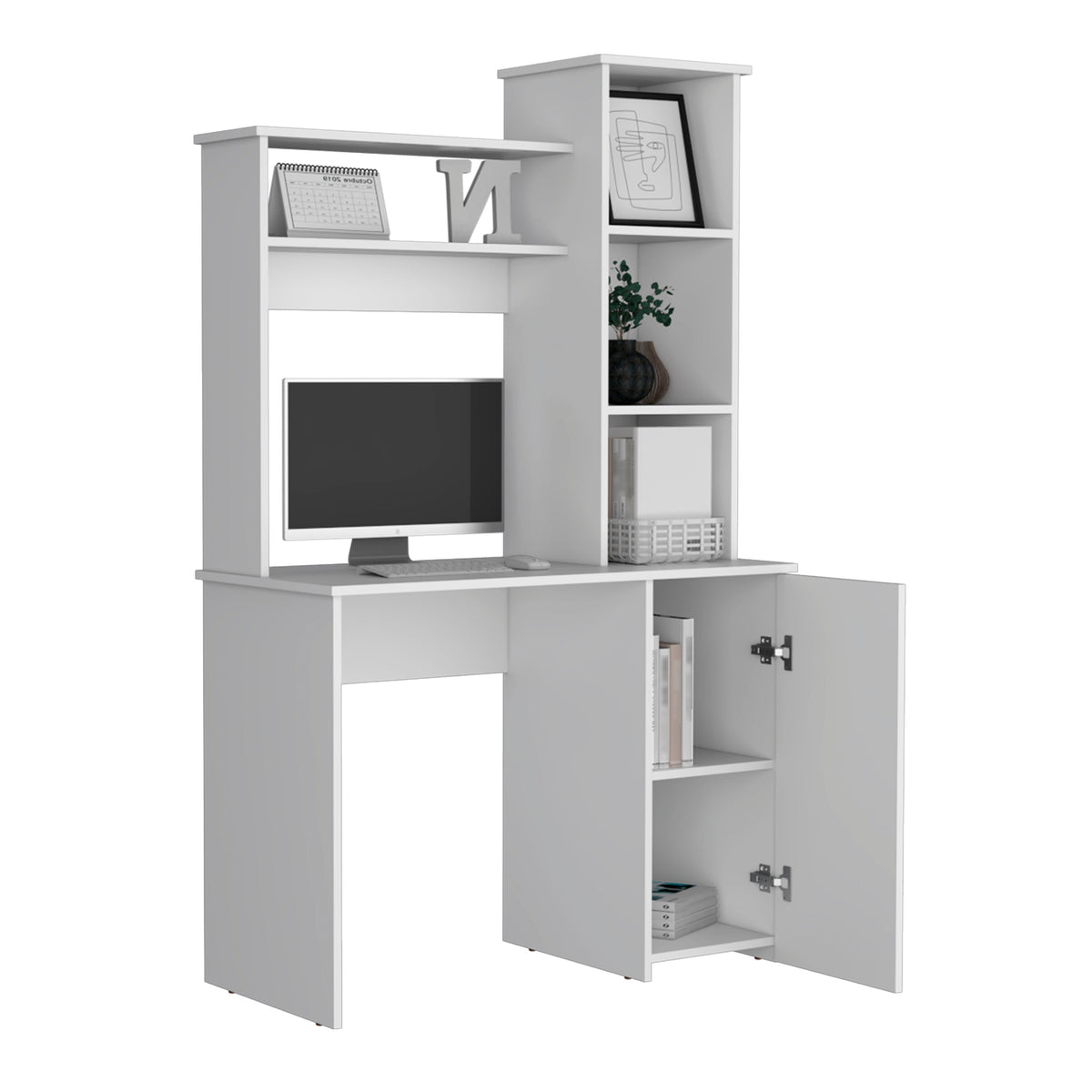 Carson Computer Desk with Hutch