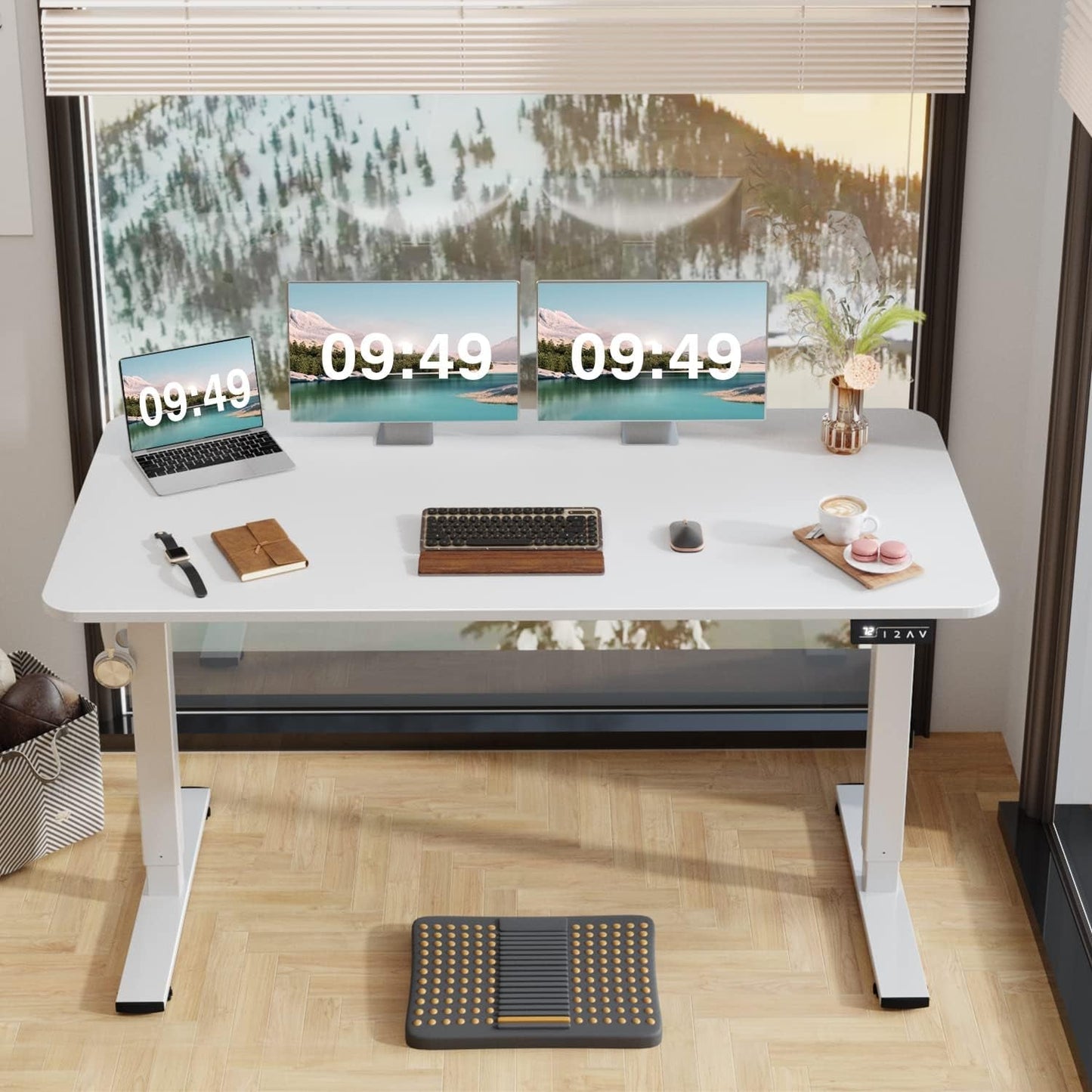 Electric Standing Desk 55x24 Inches Memory Presets