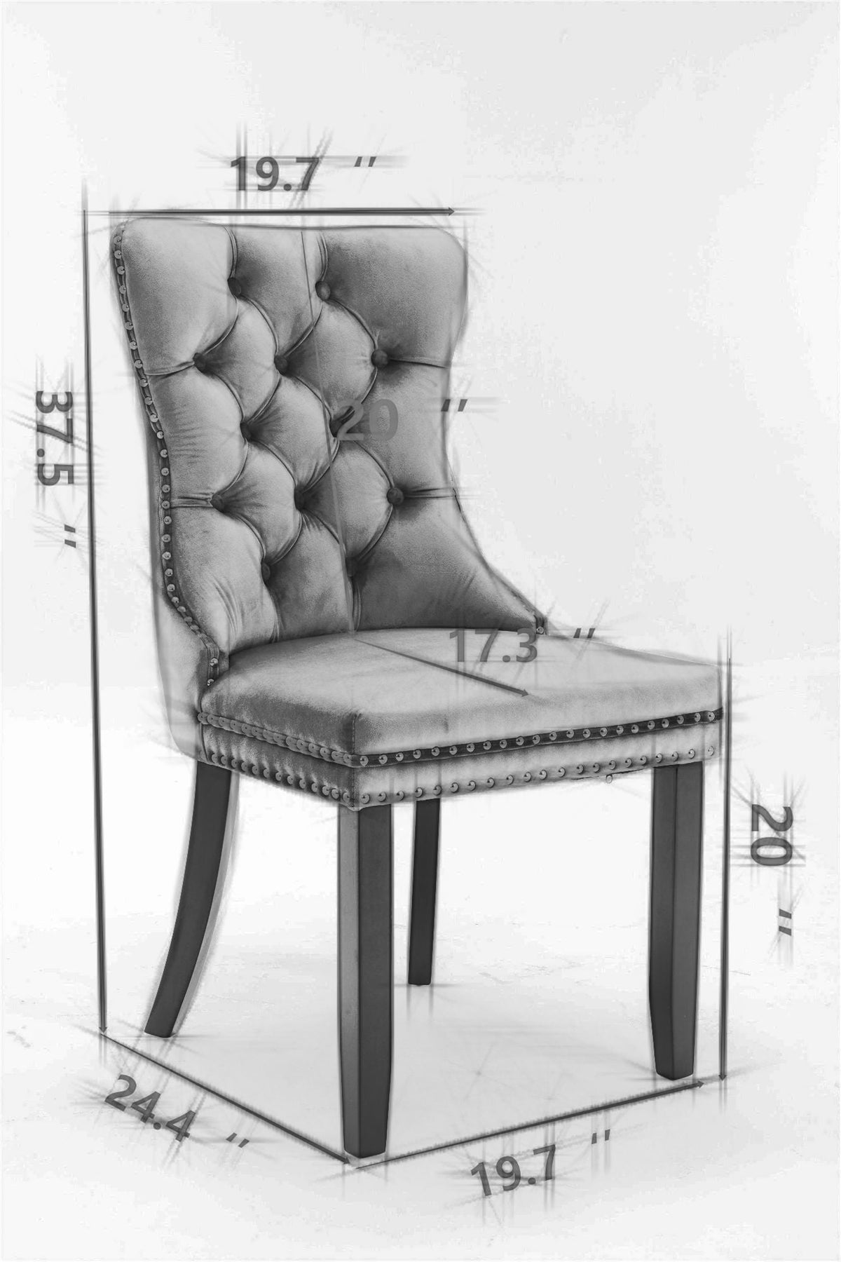 Nikki - Contemporary Upholstered Dining Chair (Set of 2)