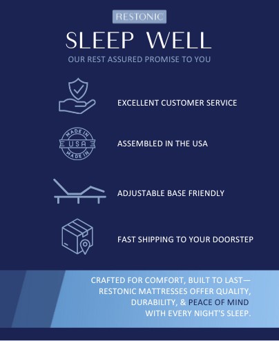 TempaGel by Restonic 13" Smooth Top, Plush Mattress, King