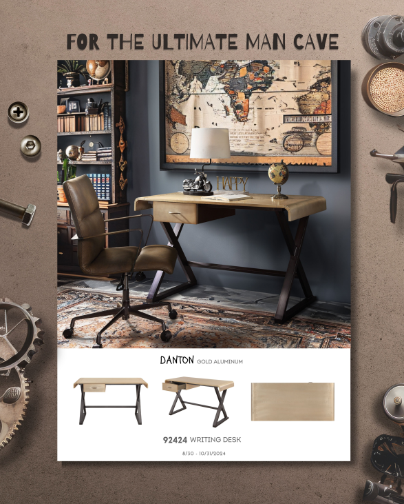 Danton Rectangular Writing Desk