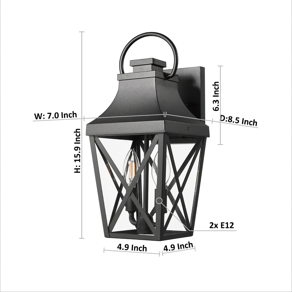Waterproof Outdoor Wall Sconce