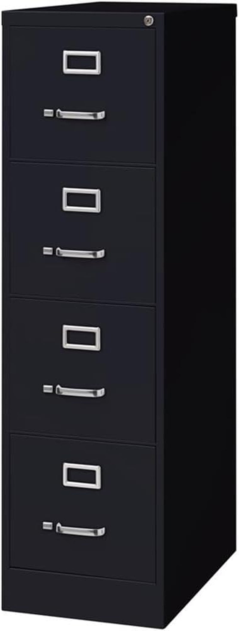 Hirsh 25 Deep 4 Drawer Vertical File Cabinet Black