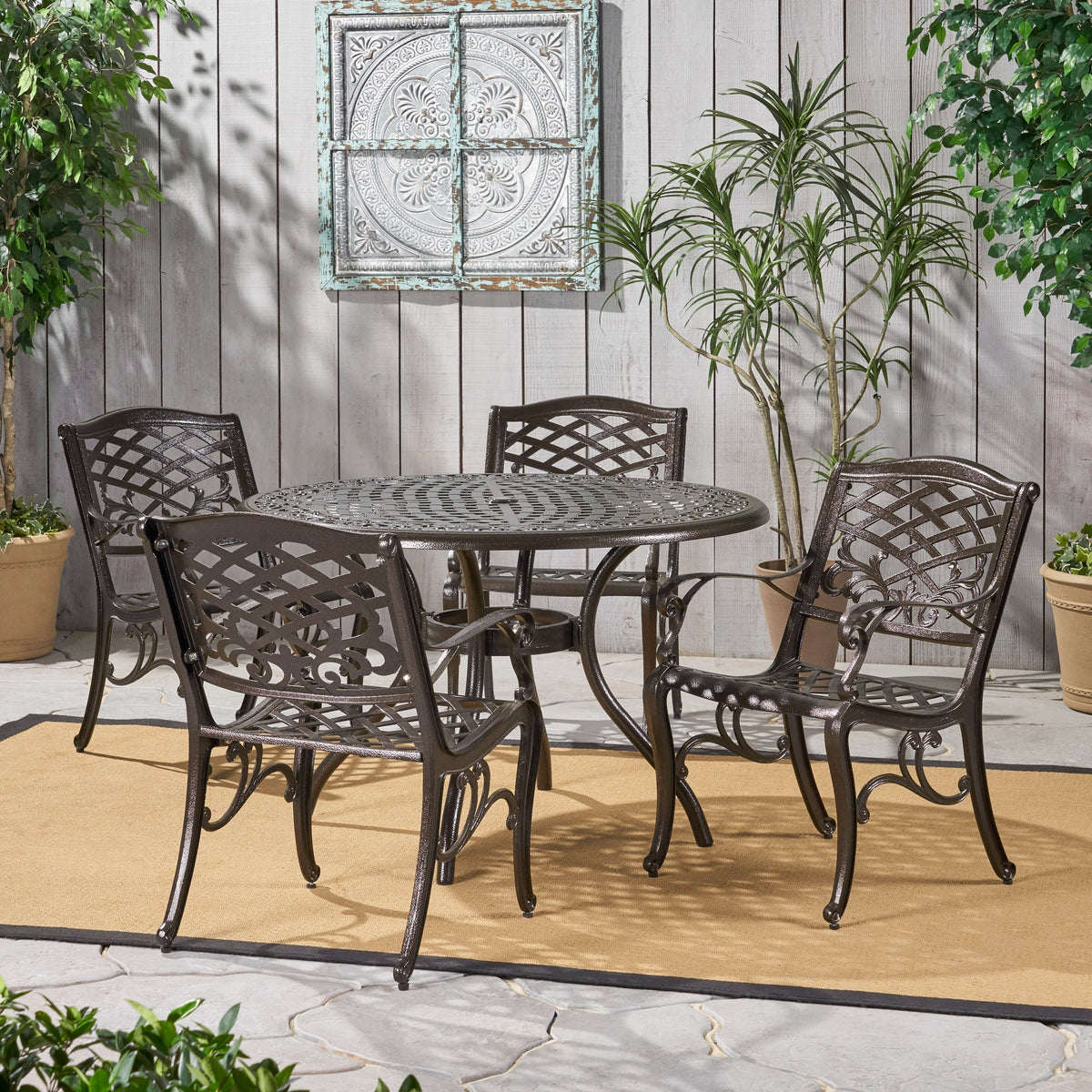 Chachere 5 Piece Dining Set