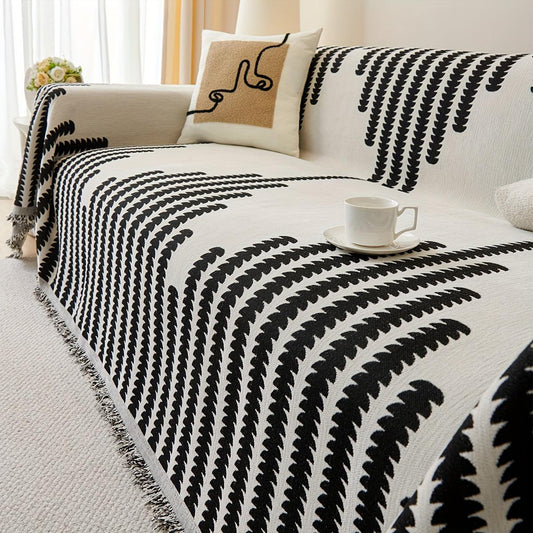 Chenille Fabric Sofa Cover - Soft, Non-Slip, Universal Protector