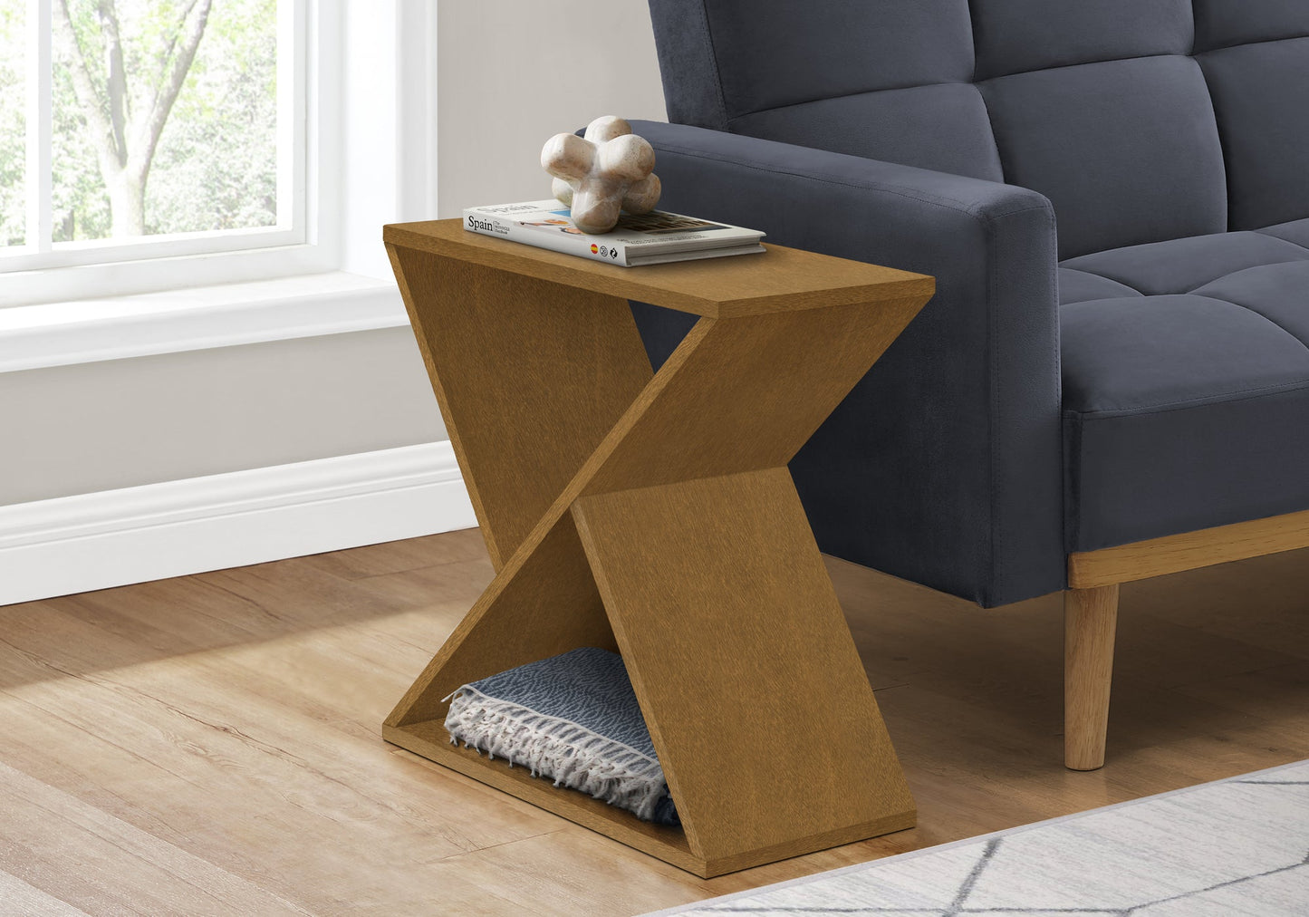 Accent Table - Modern Grey Wash Finish
