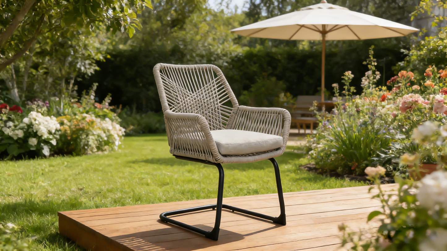 All-Weather PE Rattan Patio Chair