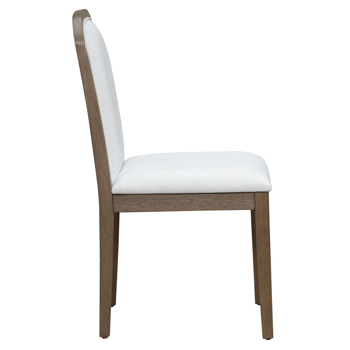 TREXM Vintage Style Dining Chair Set with 4 Upholstered Chairs
