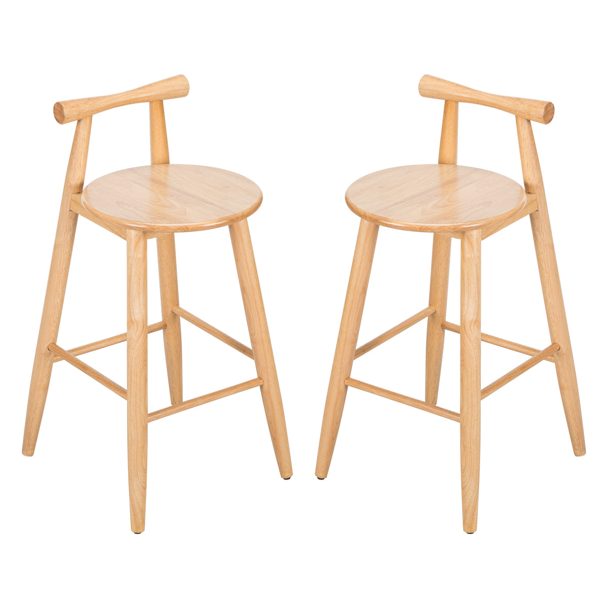 Grove Indoor Rubberwood Barstool