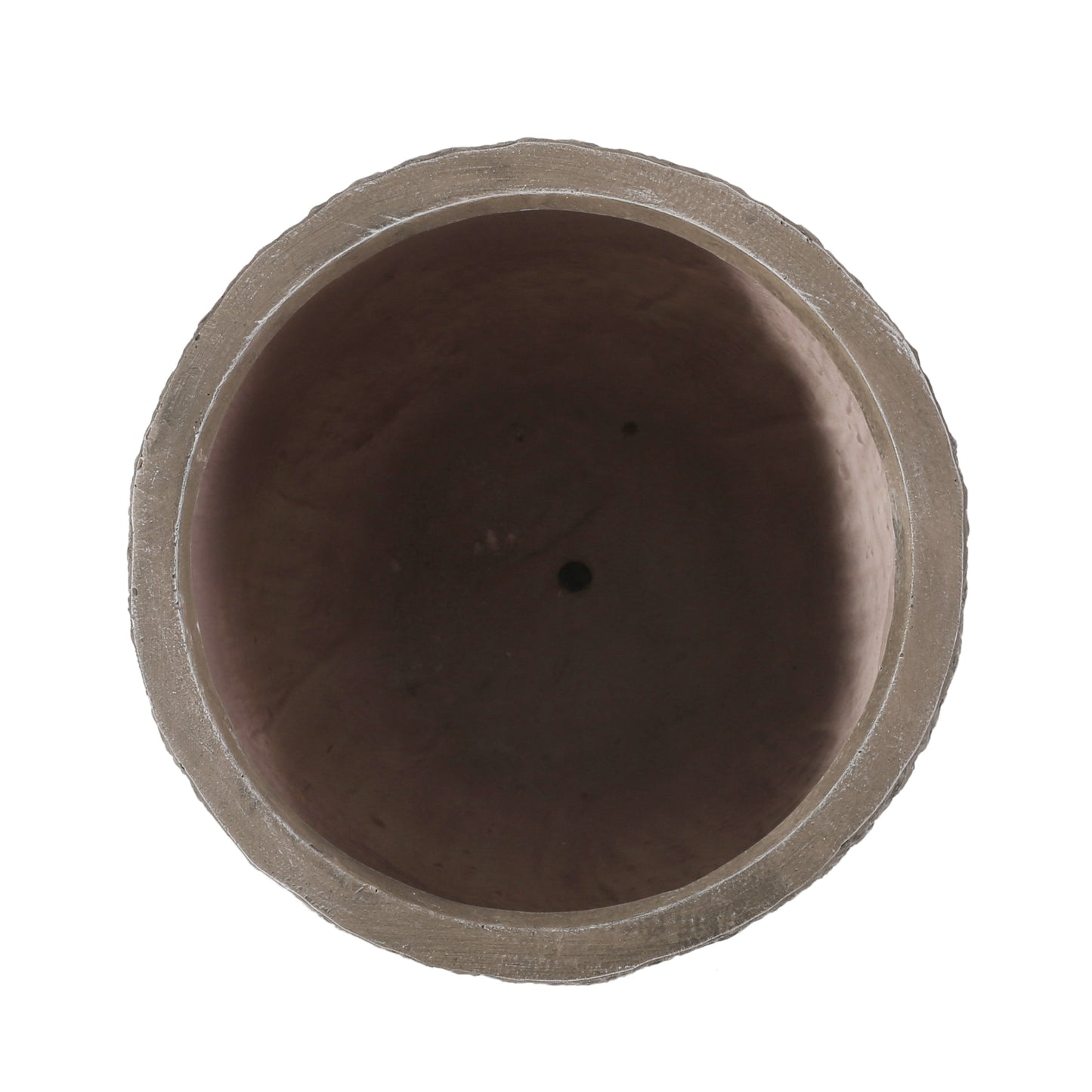 Natural Wood Finish Magnesium Oxide Planter for Outdoor Use, 14x14x27 Inches