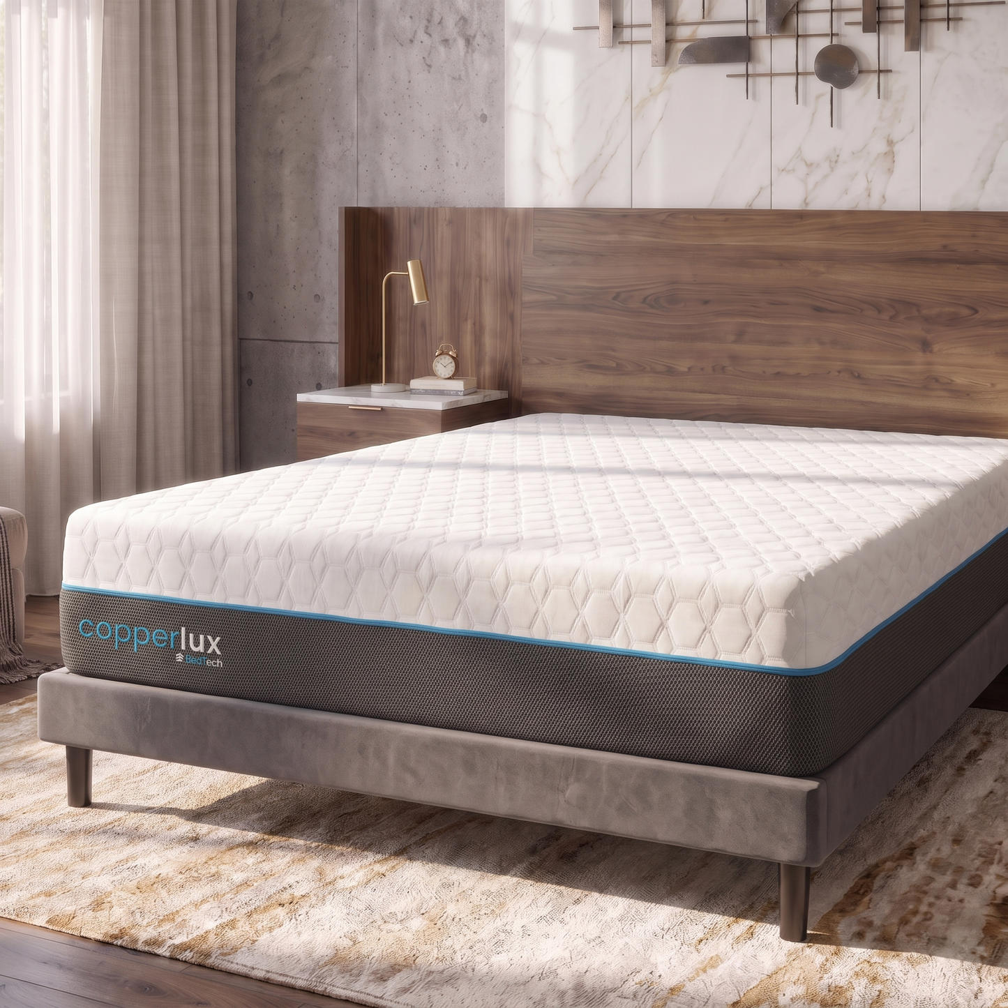 Copper Lux 12" Queen Soft Memory Foam Mattress