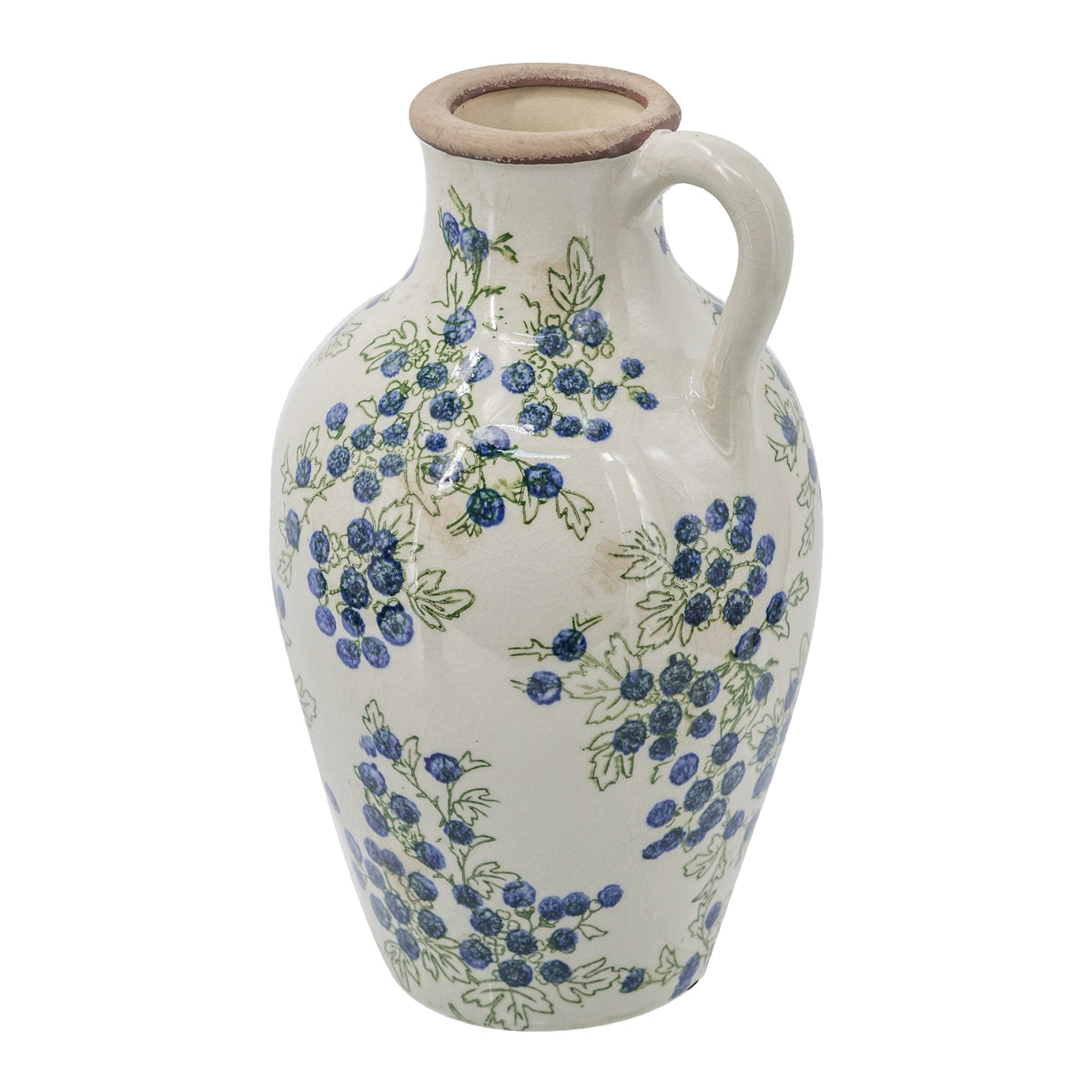 Vintage European Pottery-Inspired Vase