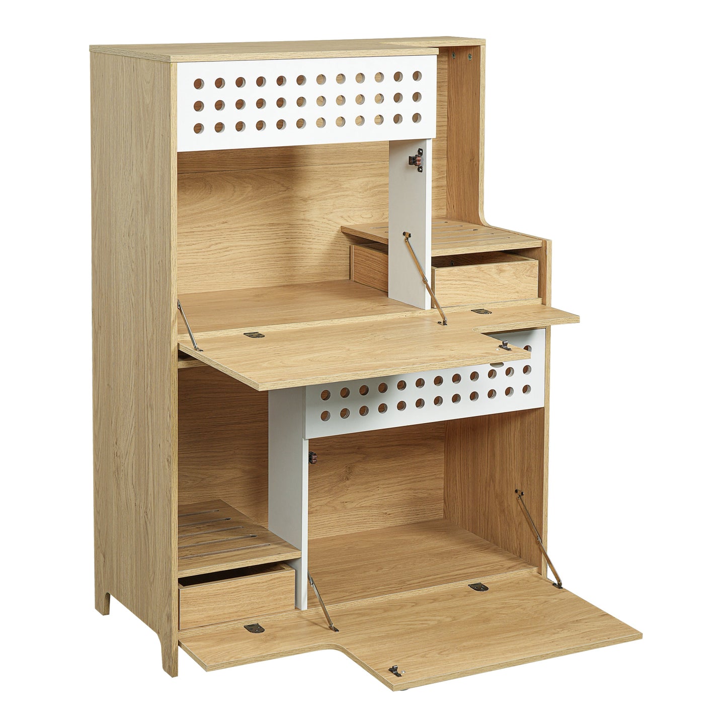Modern 2 in 1 Cat Furniture - Litter Box Enclosure & Side Table