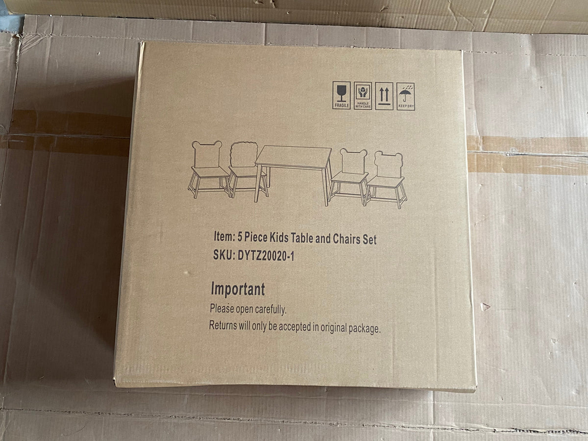 5 Piece Kiddy Table and Chair Set