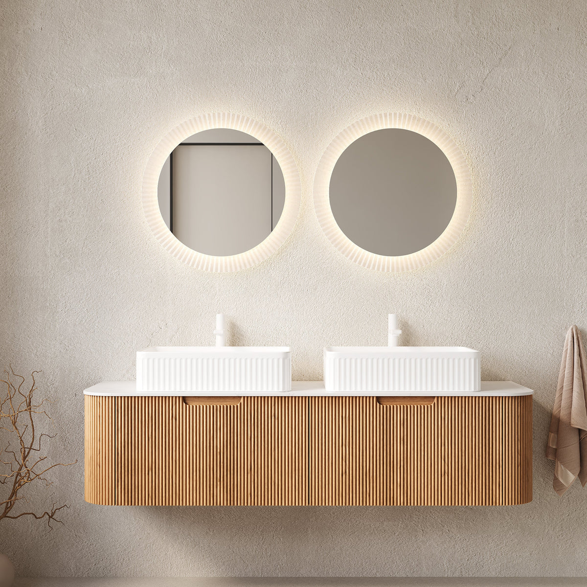 DINA 60" Bathroom Vanity with Sinks