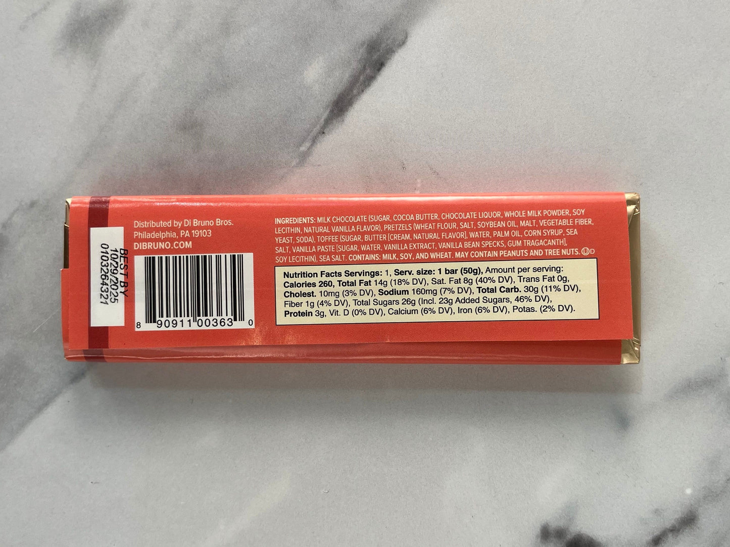 Milk Chocolate Toffee & Pretzel Bar