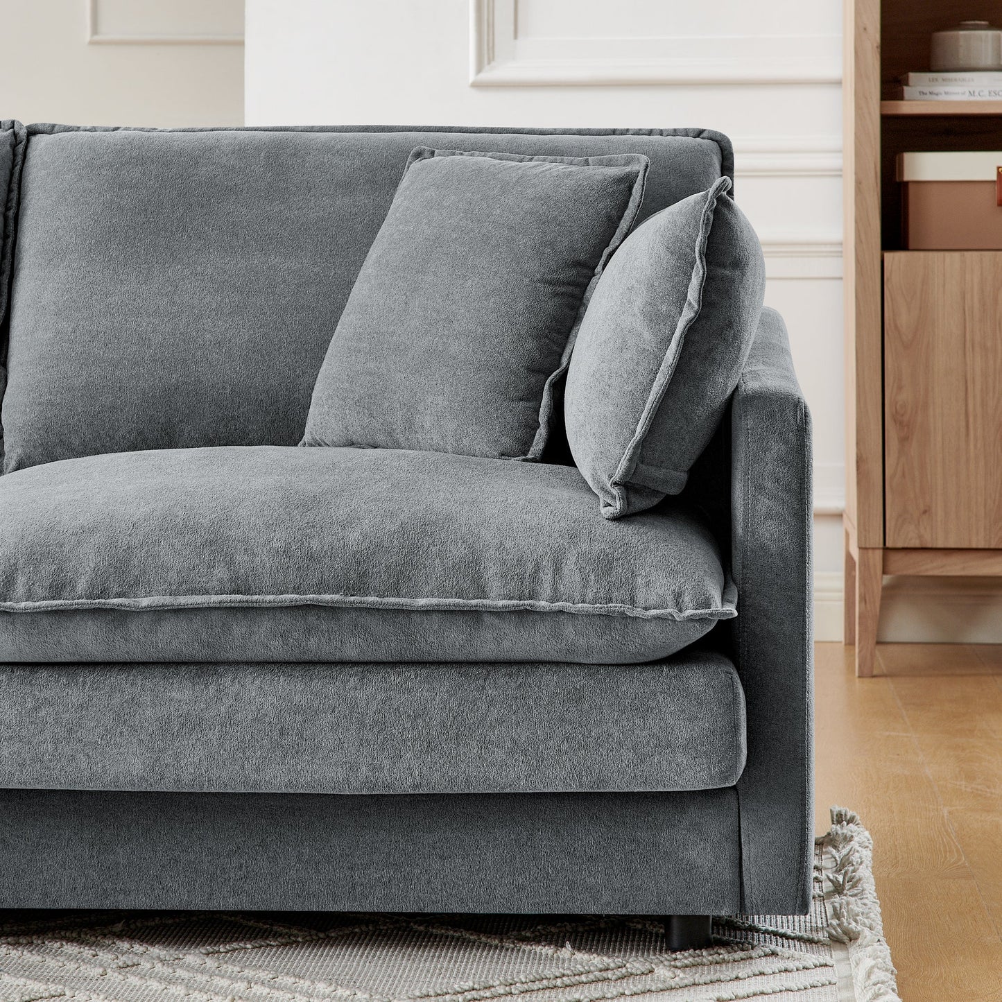 Modern Home Living Room L-Shaped Sectional Sofa