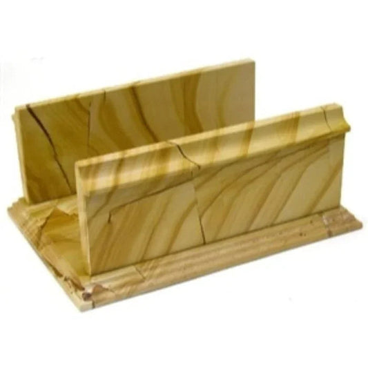 Bathroom Hand Towel Holder of Teakwood Marble