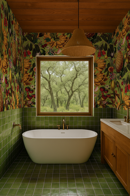 Juicy Fruit Wallpaper, chartreuse