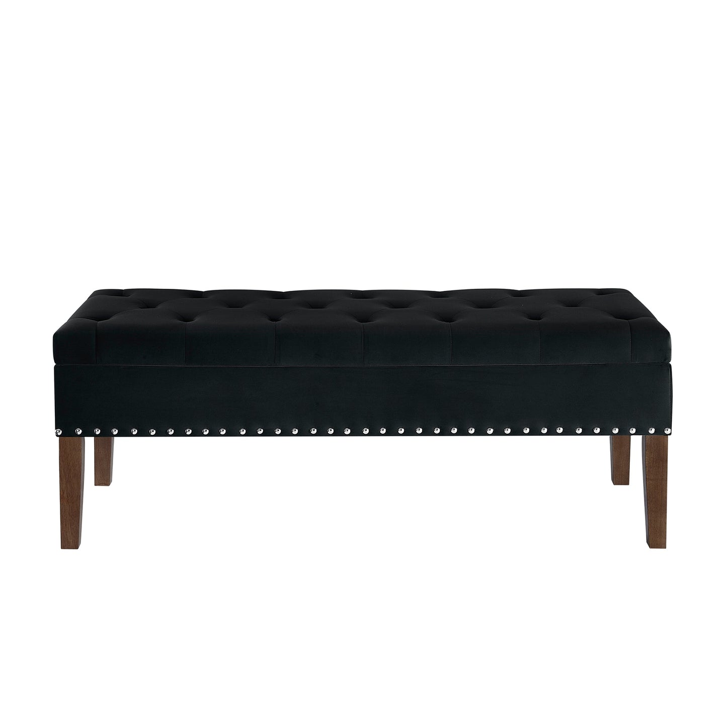 Tufted Bench With Storage